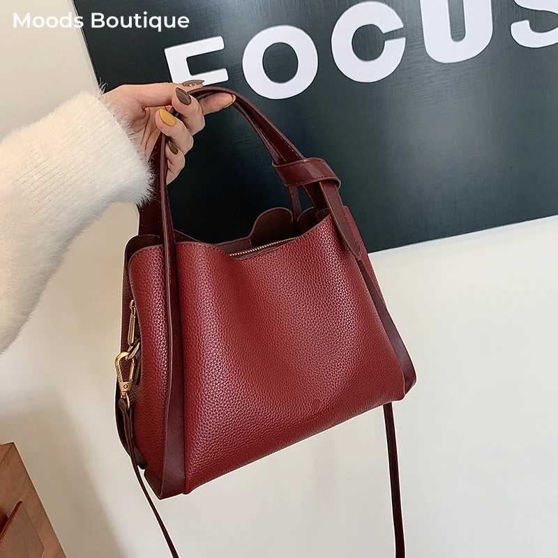 Classic Style Bucket Top-handle Bags For Wen Mti Cpartments Large Capacity Shoder Crossbody Bag Elegant Luxury Handbags Y251121