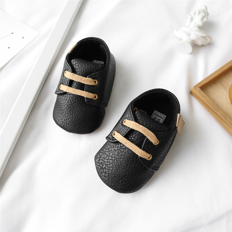 Infant Shoes Leather Boy Girl Shoes Multicolor Toddler Rubber Sole Anti-slip First Walkers Umshop Baby Newborn shoes 0-18 Months U0478