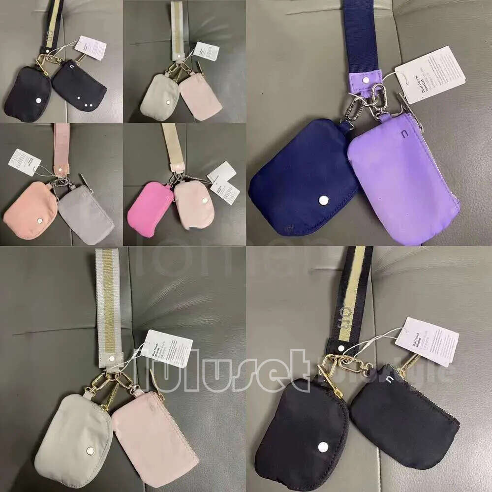10A Designer Yoga Bag Dual Luluity Lemonics Keychain Bags Belt Purse With Zippers Wrist Guard Wallet Portable luluity lemonics bag men crossbody bags