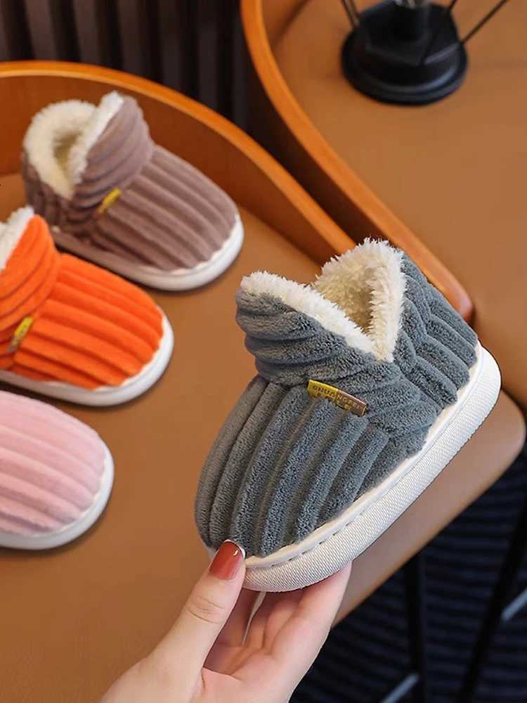 Cotton Shoes Childrens Cotton Slippers Winter Warm Bag Home Parent-child Thick Soled BabyW251121