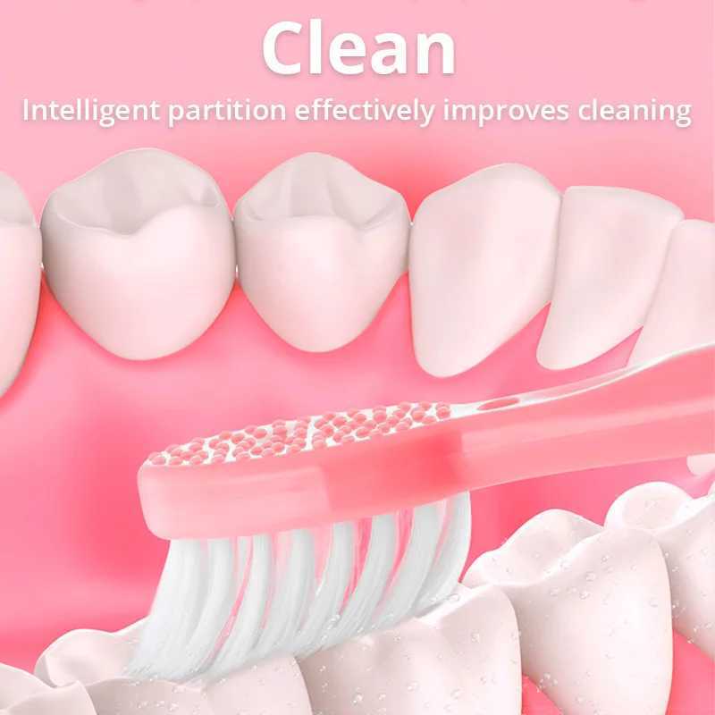 Adult-sized Tovo electric toothbrush with soft bristles, portable, long battery life, IPX6 level waterproof, smart design C251121