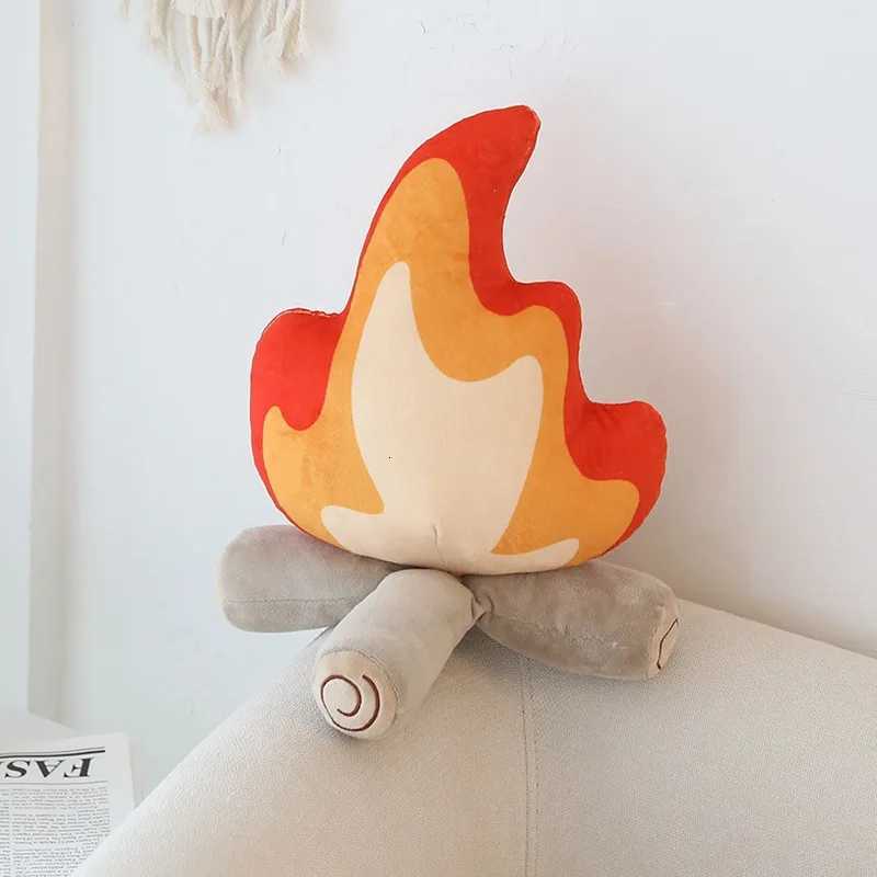 Creative Fire Pile Bonfire Plush Throw Flame Doll Sofa s Cushions Seat Sofa Throw Cushion C251121