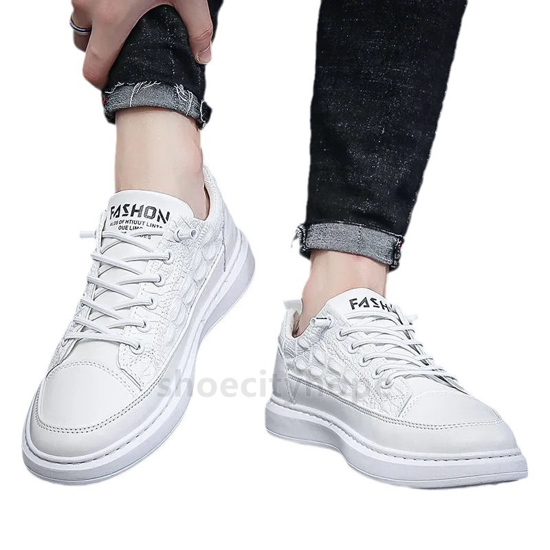 Free Shipping Designer Shoes Mens Shoes Sneakers Womens Leather Business Formal Shoes Minimalist Casual Elastic Band Mens Trainers Unisex Classic Blac