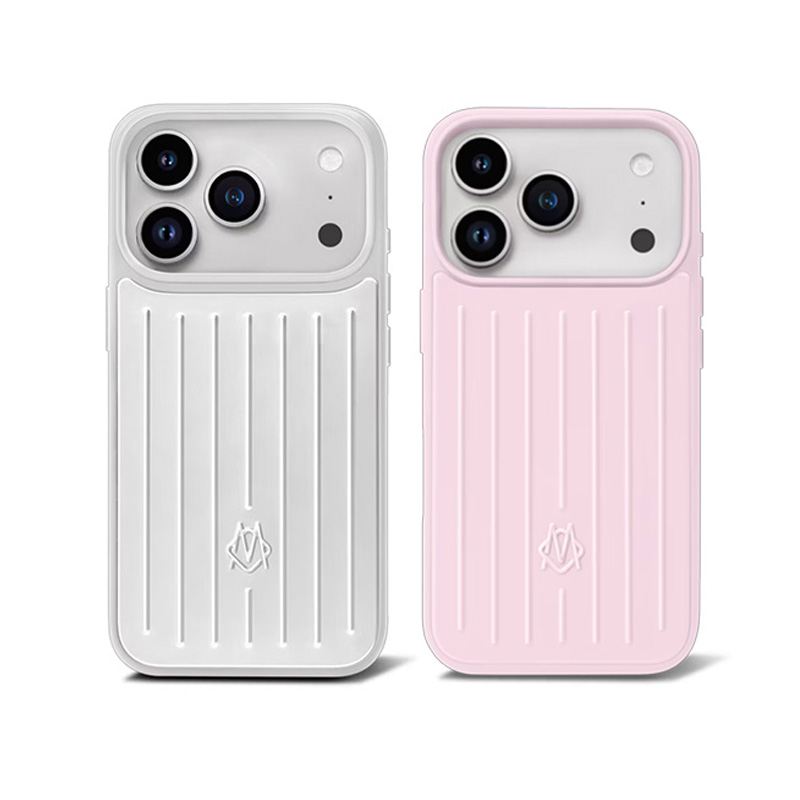 Pink Phone Case with box Suitcase Designer Black iPhone Case for Apple iPhone 17 Pro Max 16 15 14 13 Aluminum Alloy MagSafe Cover Coque Funda Titanium Cases