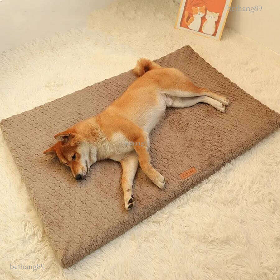 Short Plush Removable Washable Pet Bed High Elasticity Non-Collapse Dog Bed Suitable For Small And Medium Dogs and Cats 240722