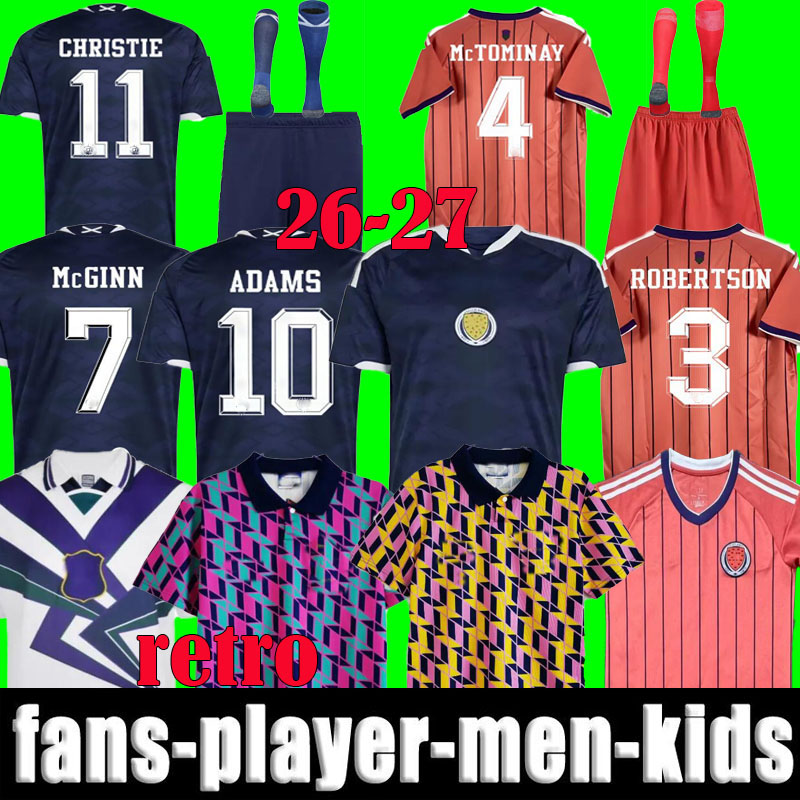 2026 2027 Scotland Soccer Jerseys away home Special edition TIERNEY ROBERTSON football shirt 26 27 CHRISTIE McGREGOR McGINN McKENNA men kit