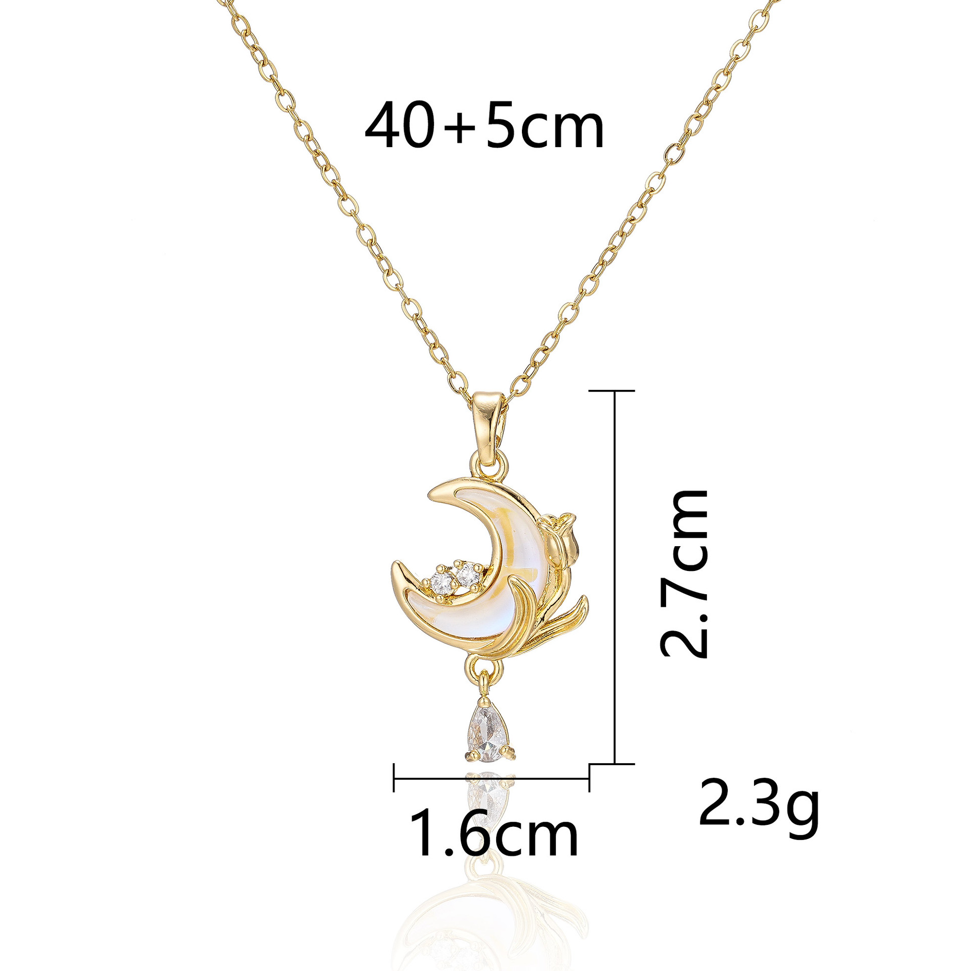 new Planet Womens Necklace Versatile High-end Starry Sky 18k Gold Collarbone Chain ins designer necklace for jewelry woman necklace designer for women - view 4