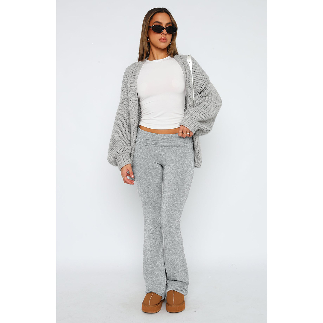 Designer luxury GL6686 European and American Women's Fashion Amazon Cross-Border Source Fashionable Comfortable Slim Fit Waist Low Waist Flared P