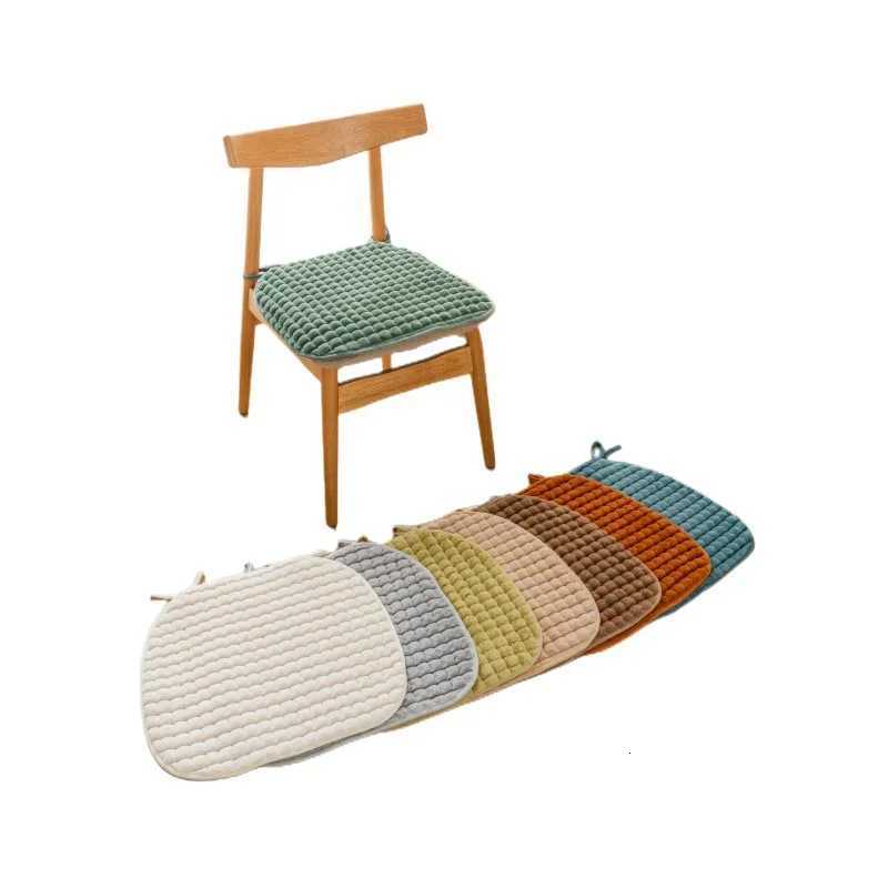 Winter-thicker Square Chair Cushion Seat Pad With Tie Cotton Seat Cushion Filling Dining Chair Cushion Non-Slip Dinning ChairPad C251121