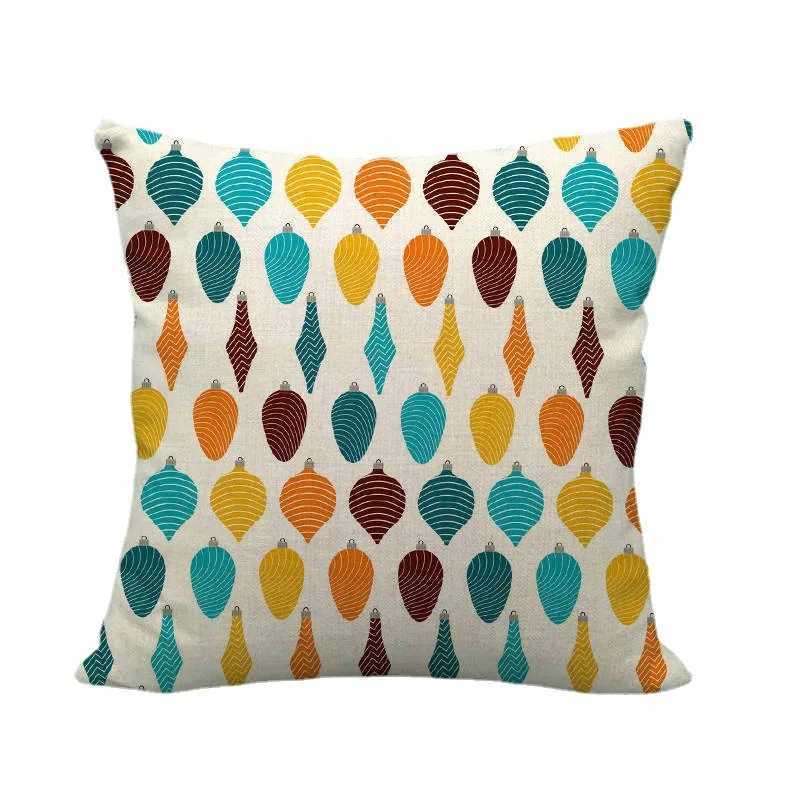 Creative Minimst Retro Collection Digital printing short plush covers for car sofa office cushion cover home goods C251121