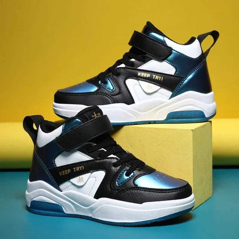 Children Basketball Kids Shoes New Children Sneakers Child Shoes High-Quality Durable Light Breathable Soled Anti-Slip TrainerW251121