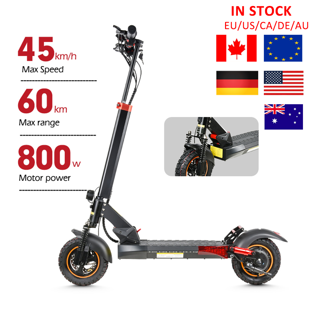 Mankeel MX-14 Electric Scooter 800W 10Ah with 10" Air-Filled Off-Road Tire Max 60km Range Dual Braking System E scooter for Adult, EU/US/DE/AU/CA