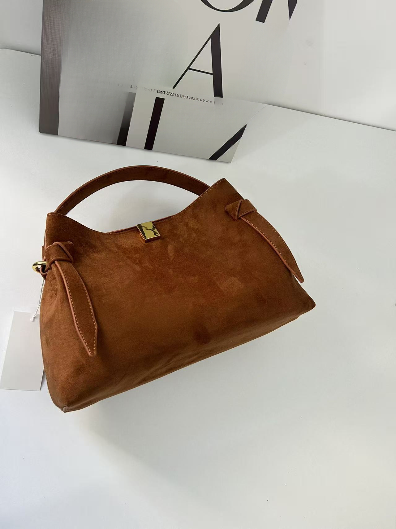 Christmas Luxury Bag Handbag Women's Elegant Shoulder Crossbody Bag Daily Commuter Suede Texture Handheld Fashion Designer Bag