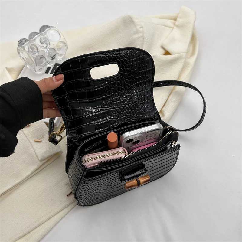 Brand bamboo hand bags for wen High quality PU shoder bag Designer crossbody bag Cute purses and handbags Luxury sahel Y251121
