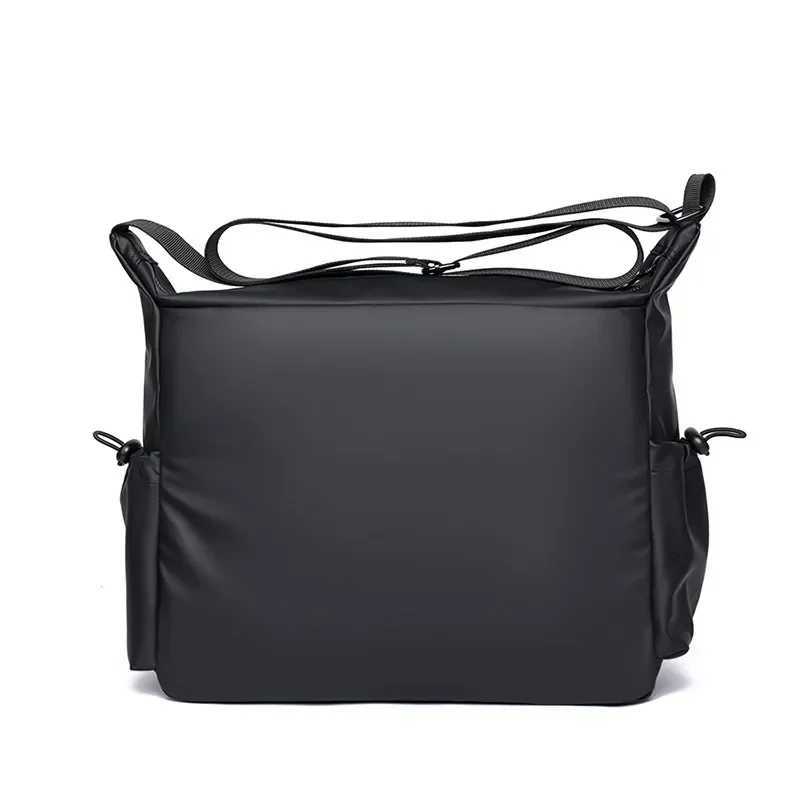 Fashion Men Shoder Bag Solid Waterproof Firm Snap Mti-Pocket Casual Crossbody Bags for Unisex Flap Large Capacity Y251121