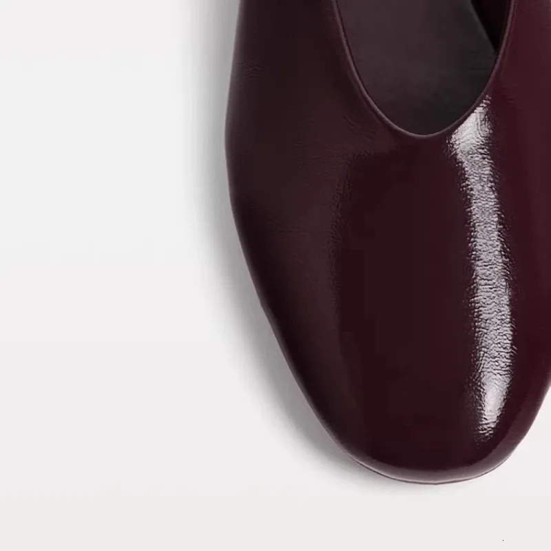 PU Leather Flats Mary Janes Shoes Women Spring Autumn Elegant Red Buckle Strap Ladies Shallow Casual Streetwear Loafers 251121