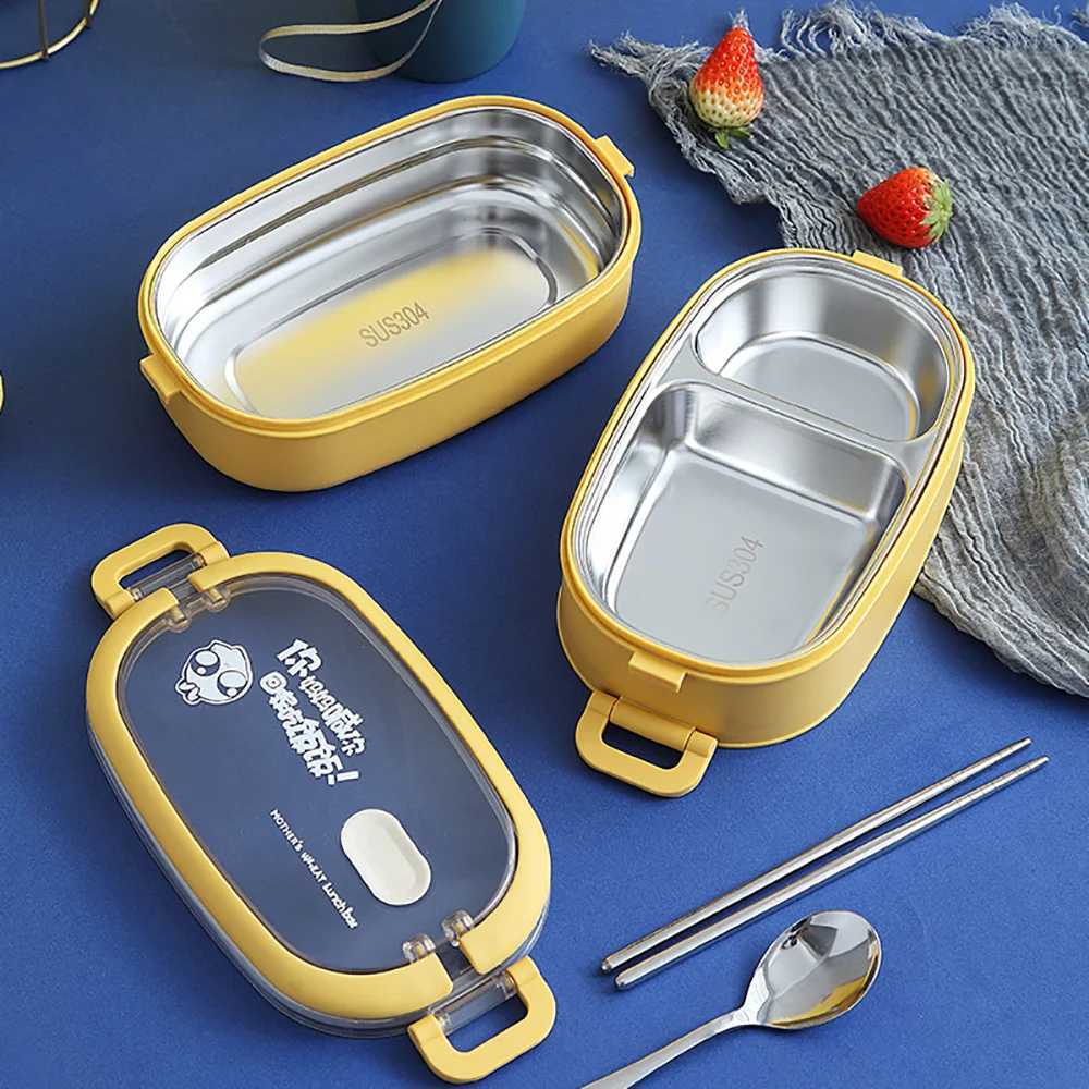 Stainless Steel 304 Lunch Box Bento Breakfast Multi-Layer Thermal Insulated Kids Student Work Outdoor Tableware Food ContainerM251121