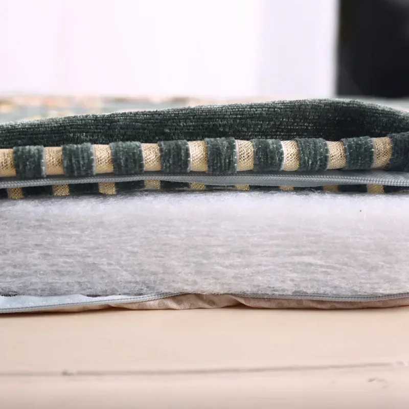 Flower Thicken Soft Cushion Square Home Dining Chair Mat Four Seasons Office room Chair Cushion Simple Non-slip Stool Pad C251121