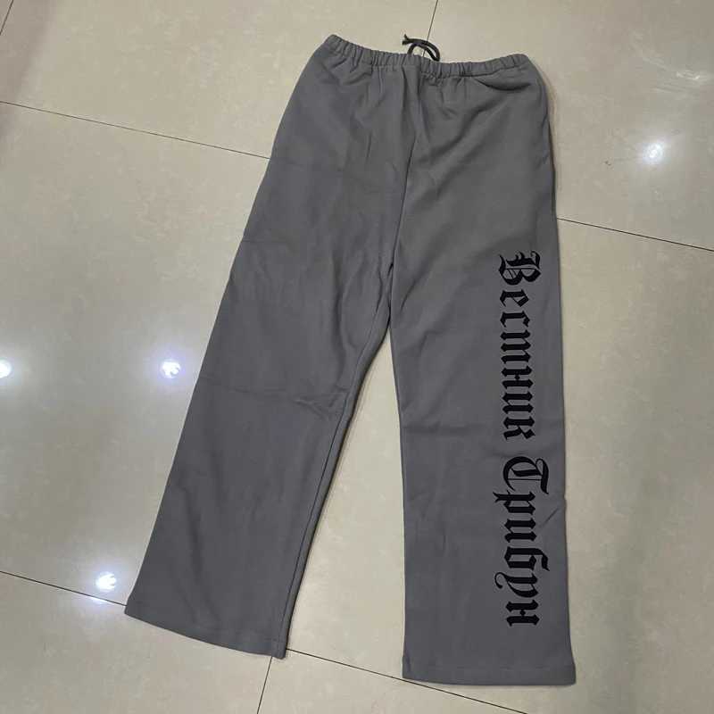 Vulture s2 Trousers Grey Full Match Casual Sports Pants American Retro Mens Loose Long Leg Pants X250421