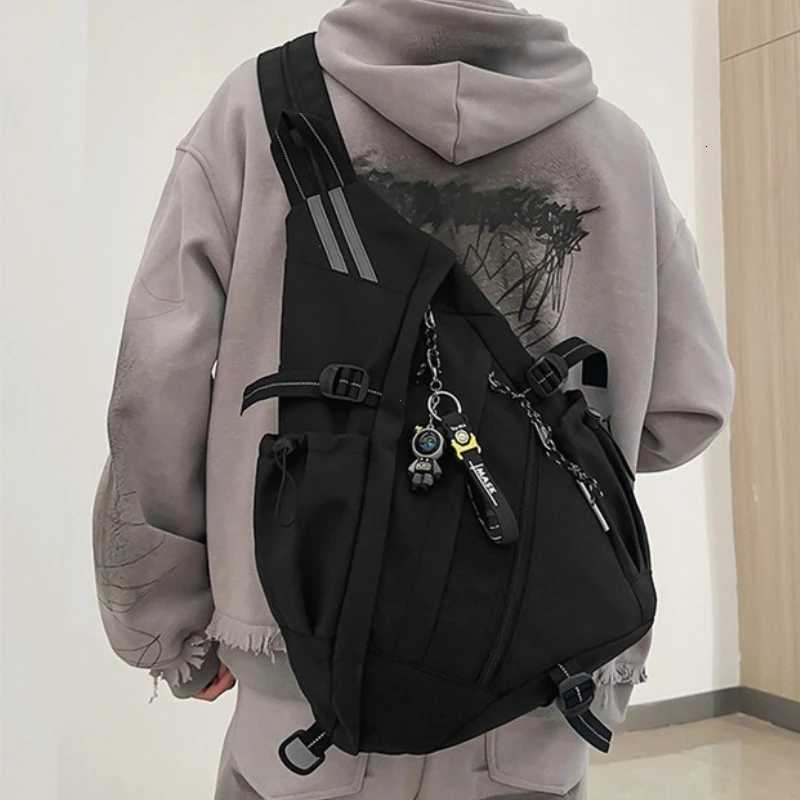 Fashion Trendy Mti-Functial Mens Bapa ry Sports Cycling Single oder Crossbody Bag Functial Workwear Ch Bag Sle Handbags Y251121