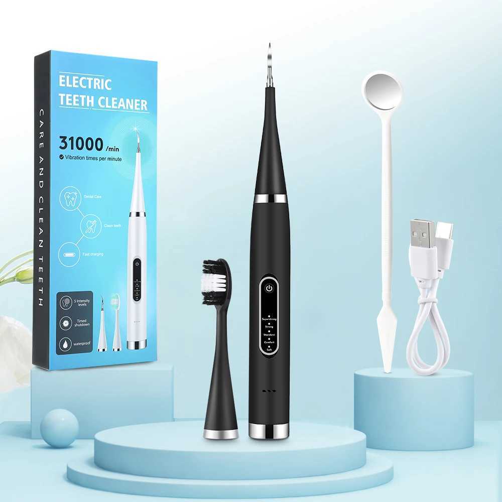 Sonic Electric Toothbrush USB Rechargeable Long Battery Life Adult With 4 Replacement Brush Heads Travel Box Waterproof Tooth C251121