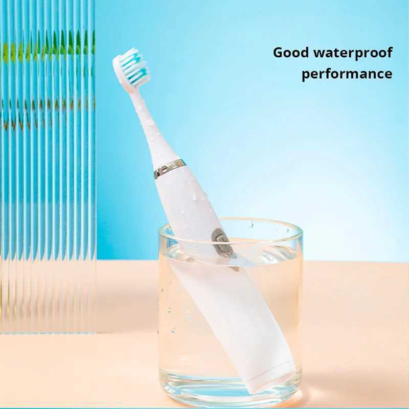 Adult-sized Tovo electric toothbrush with soft bristles, portable, long battery life, IPX6 level waterproof, smart design C251121