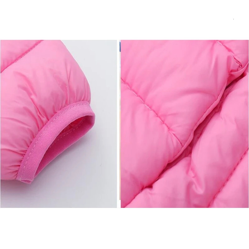 Kids Boy Lightweight Down Jacket Autumn Winter Coats Children Girl Warm Hooded Outerwear Teen Casual Cotton Clothes 6-14 Years 251114