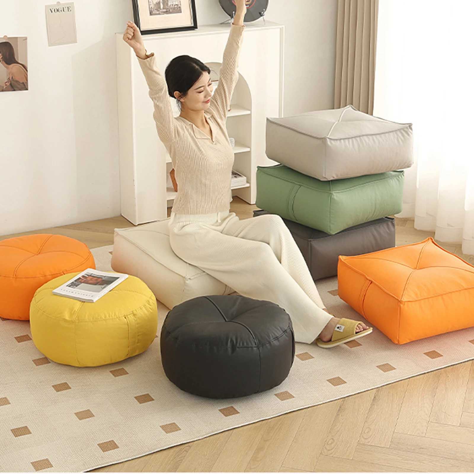 Japanese Style Floor Cushion Futon Thick Meditation Floor Lazy Sofa Cushion Home Sofa Bay Window Decor C251121