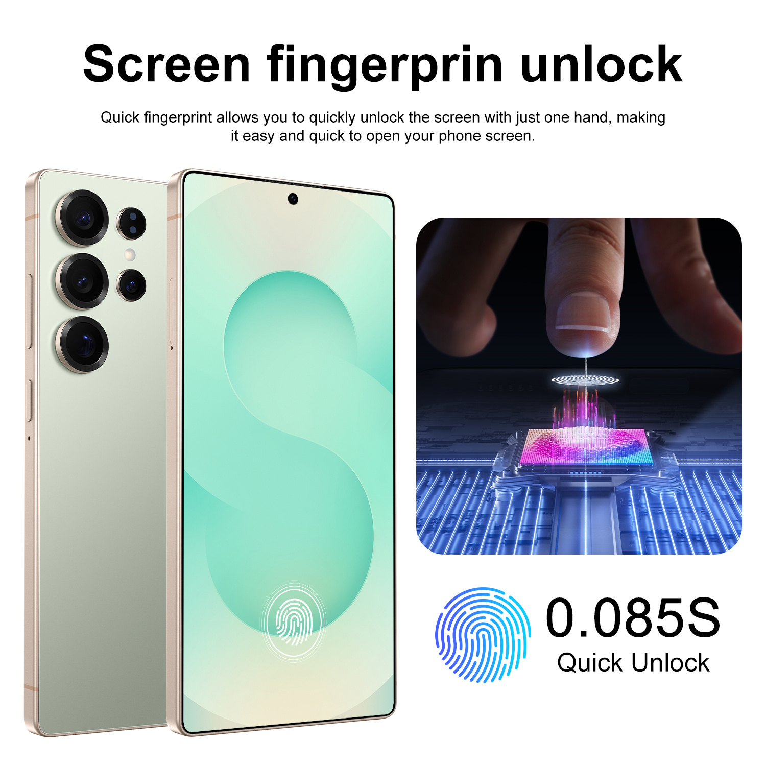 S25 Ultra Mobile Phone 7.3-inch HD Screen Android 15 ,Snapdragon 8 Gen 3 CPU,16GB+1TB Cell Phone,72MP+108MP Camera Pixels 8000mAh Battery 5G Dual SIM 
