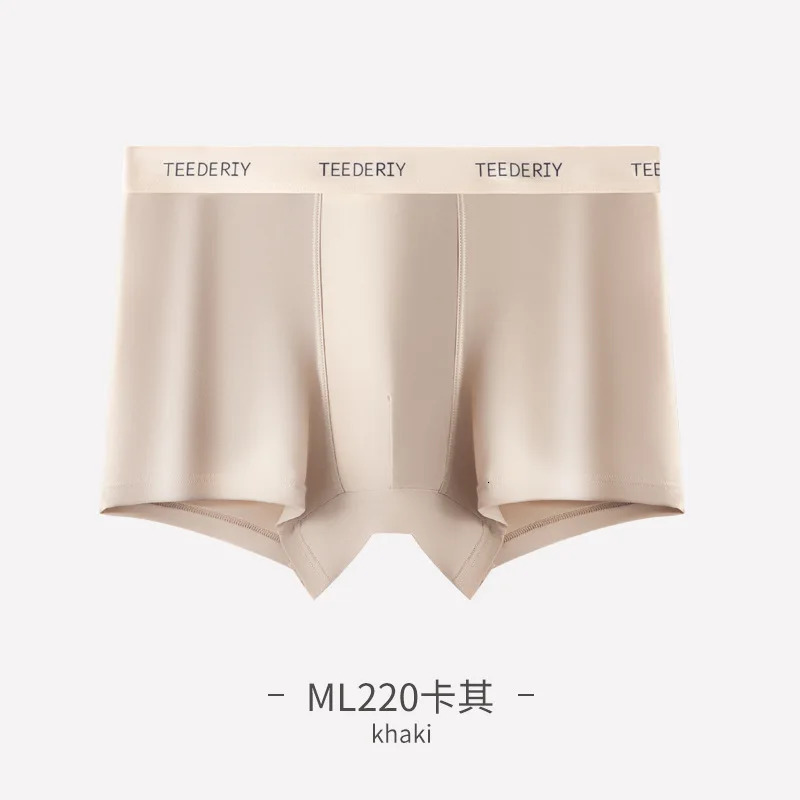 perfume Solid Ice Silk Mens Underwear Mid waist Skin Friendly Breathable Pants 250417