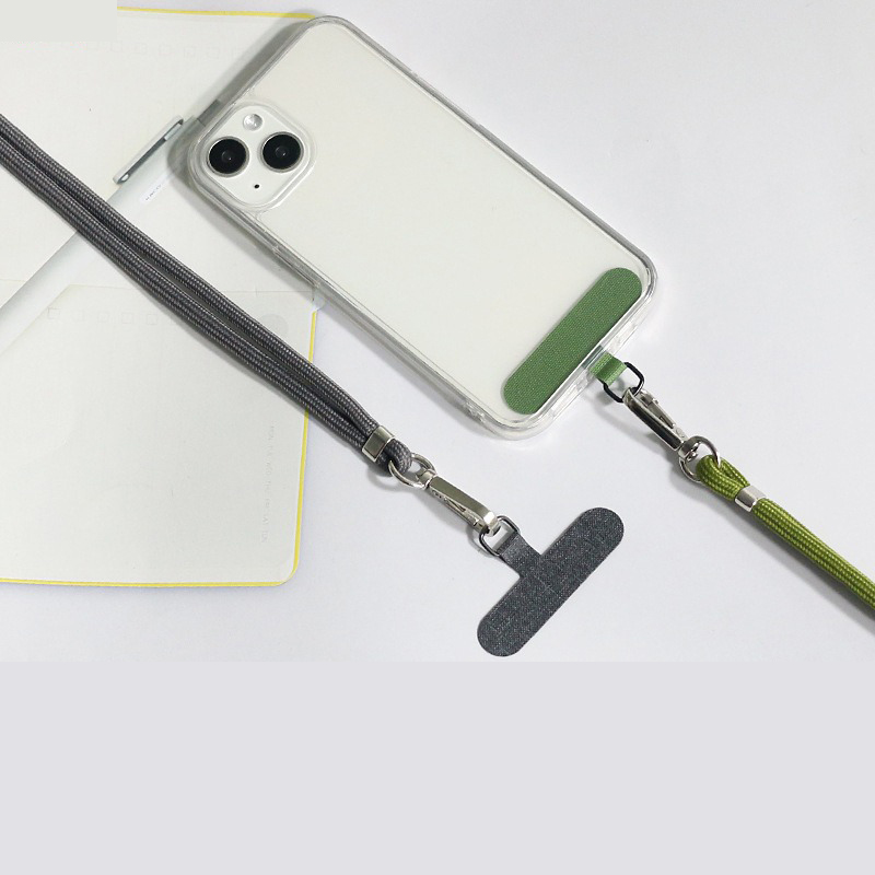 Eco-Friendly Custom Phone Lanyard | Recycled Round Woven Neck Strap for Cell Phone | Factory Wholesale & Free Design | Fast Global Shipping