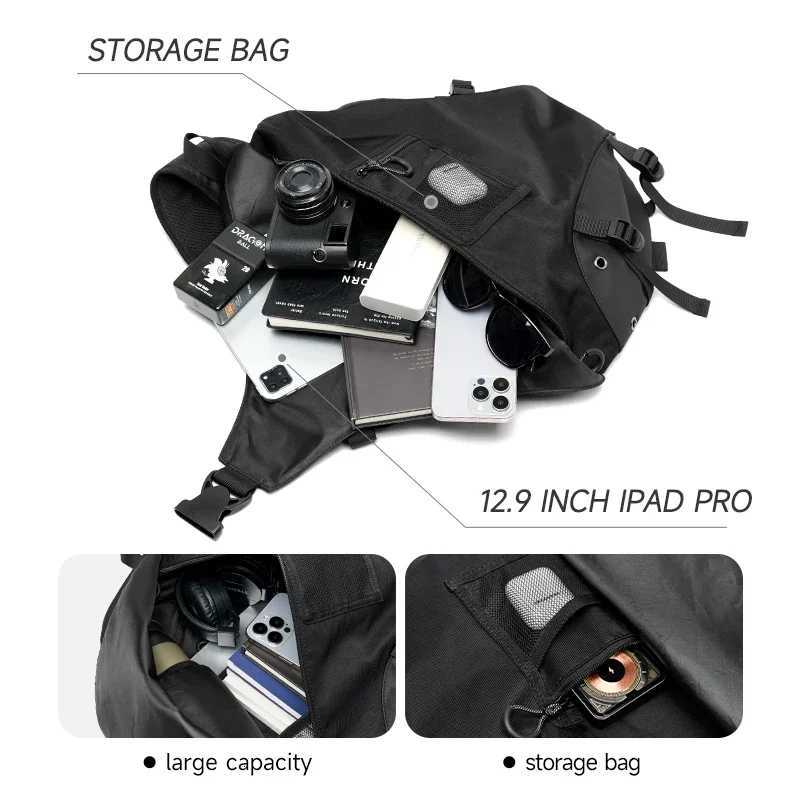 Fashion MOYYI Large Crossbody Bag for Men Waterproof Shoder Bag with Adjustable Buckle Fi Ch Bag for Traveling Sporting Y251121