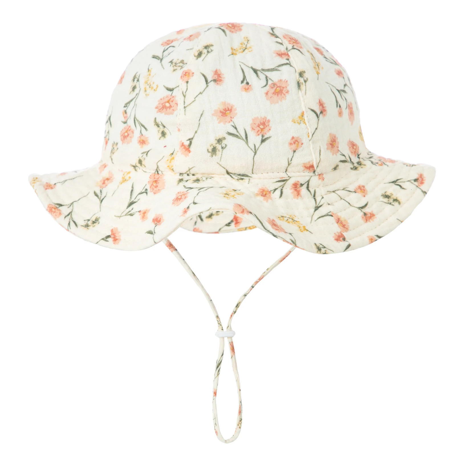 Baby Cotton Bucket Hat Childrens Sunscreen Outdoor Boys and Girls Print Panama Neutral Beach Fishing 312 Months 250414z