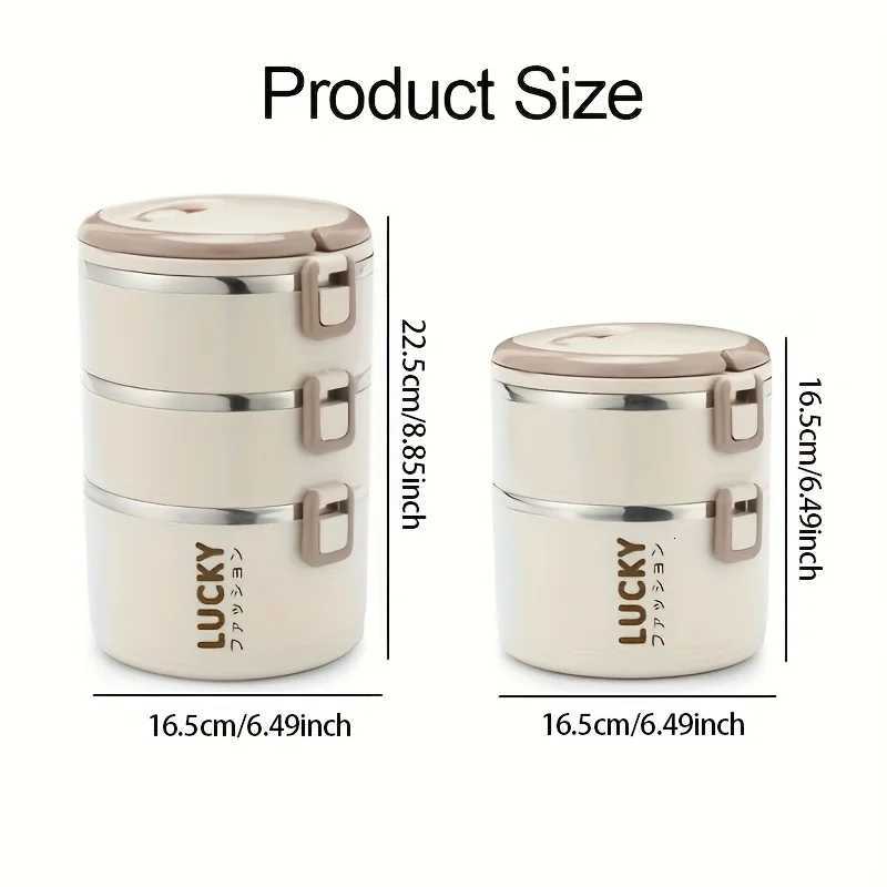 Portable Kitchen Supplies Stainless Steel Instant Noodle Bowl with Lid Cute Bento Lunch Box Kitchen Accessories SuppliesM251121