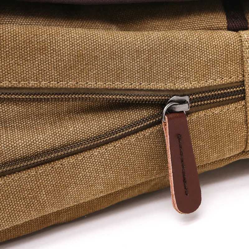 Fashion Fi Solid vintage Canvas Messenger Sahel Bags Buckle Casual Portable Shoder Bag Korean Trend Simple Pack For Men 2020 Y251121
