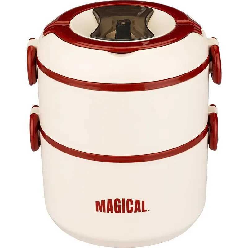304 stainless steel student office worker lunch box insulation bucket portable lunch boxM251121