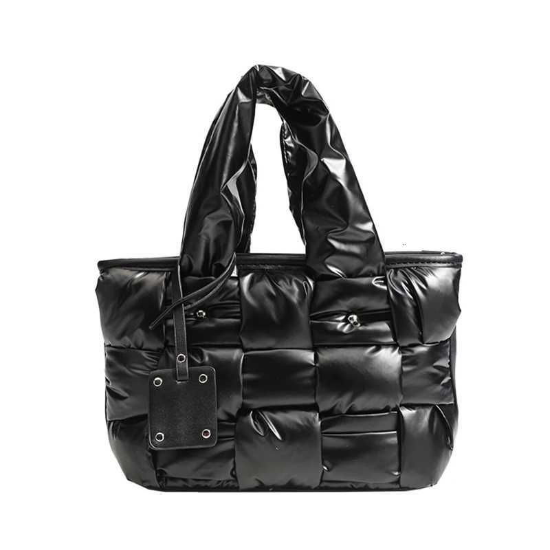 Casual Handwoven Puffer Tote Bags For Wen Luxury Designer Handbags Purses 2025 New In Polyer Top handle Underarm Shoder Y251121