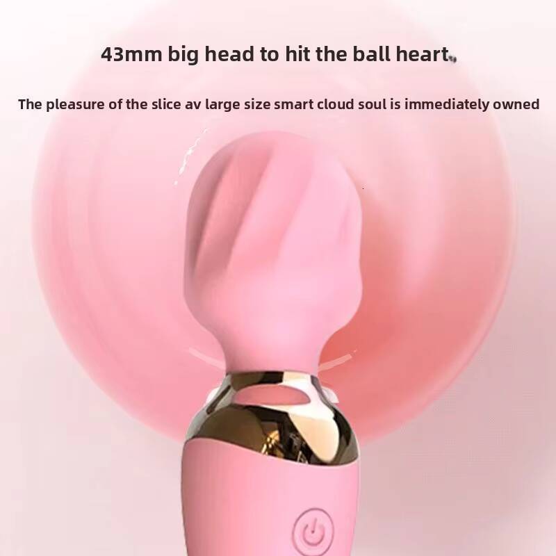 New Female AV Stick Vibrator Dildo with Charging Heating Features Double Shock Massage Stick Adult Sex Supplies