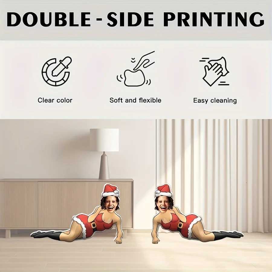 Customised Christmas Beauty Portrait Home Cushion The perfect gift for birthdays anniversaries and Christmas C251121