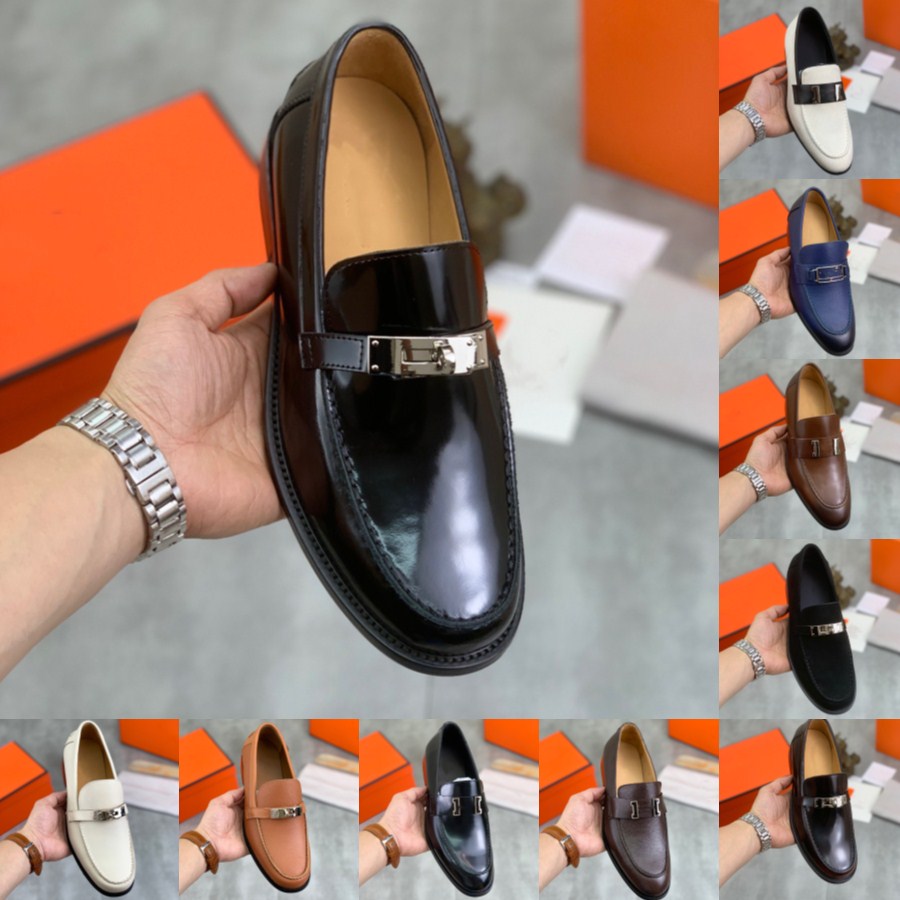 69Model Mens Slip On Casual Business Shoes Leather Fashion Designer Dress Shoes Mens Italian Style Business Office Wedding Shoes Men Luxury Shoe