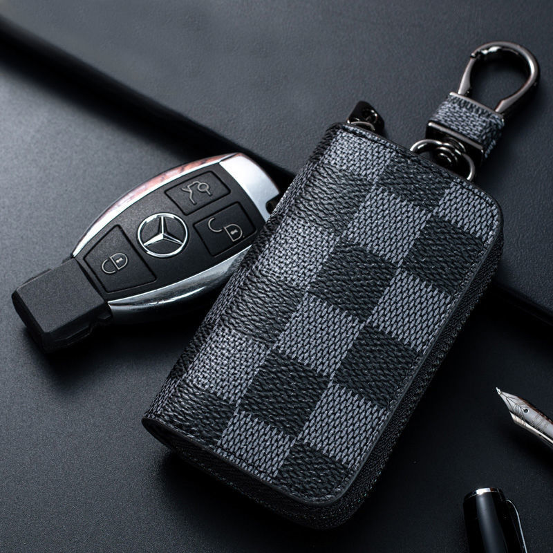 Car Key Protective Case Key Bag Mens Compact Ultra-Small Multi-Functional High-End Leather Case Large Capacity Car Key 2026