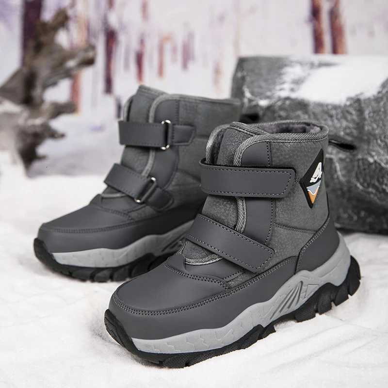 Children Snow Boots High Top Plush Warmth Comfort Winter Daily Wear Cotton Shoes Anti Slip Winter Sports Boots for KidsW251121