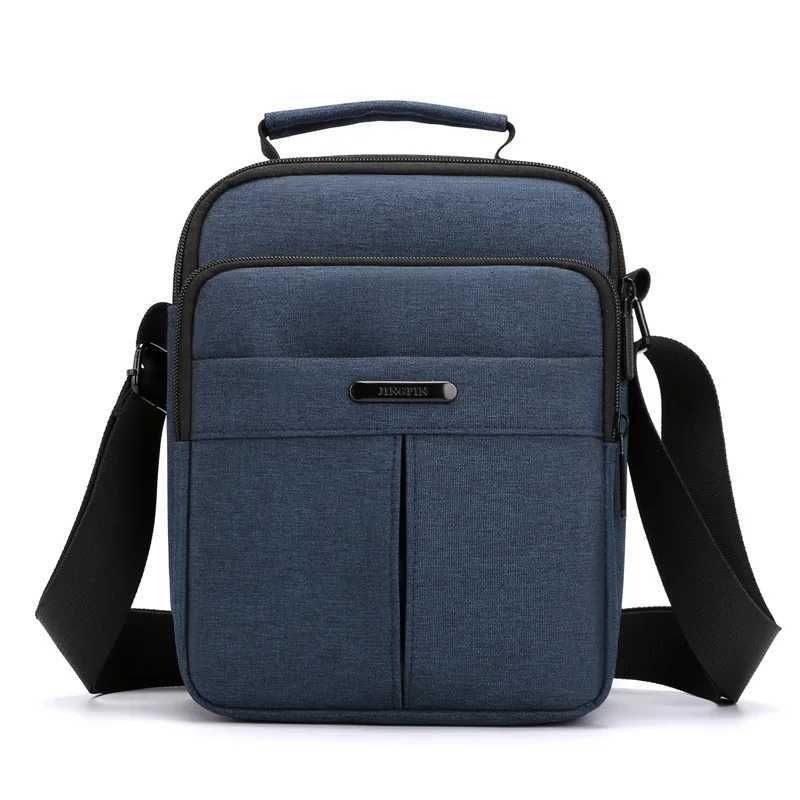Personal Pocket Shoulder Bag Casual All-match Business Mens Bag Vertical Waterproof Oxford Cloth One-shoulder Diagonal BagT251121