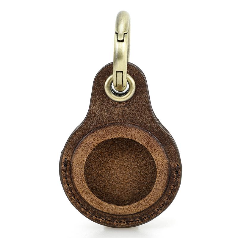 Cowhide protective cover suitable for Apple Airtag