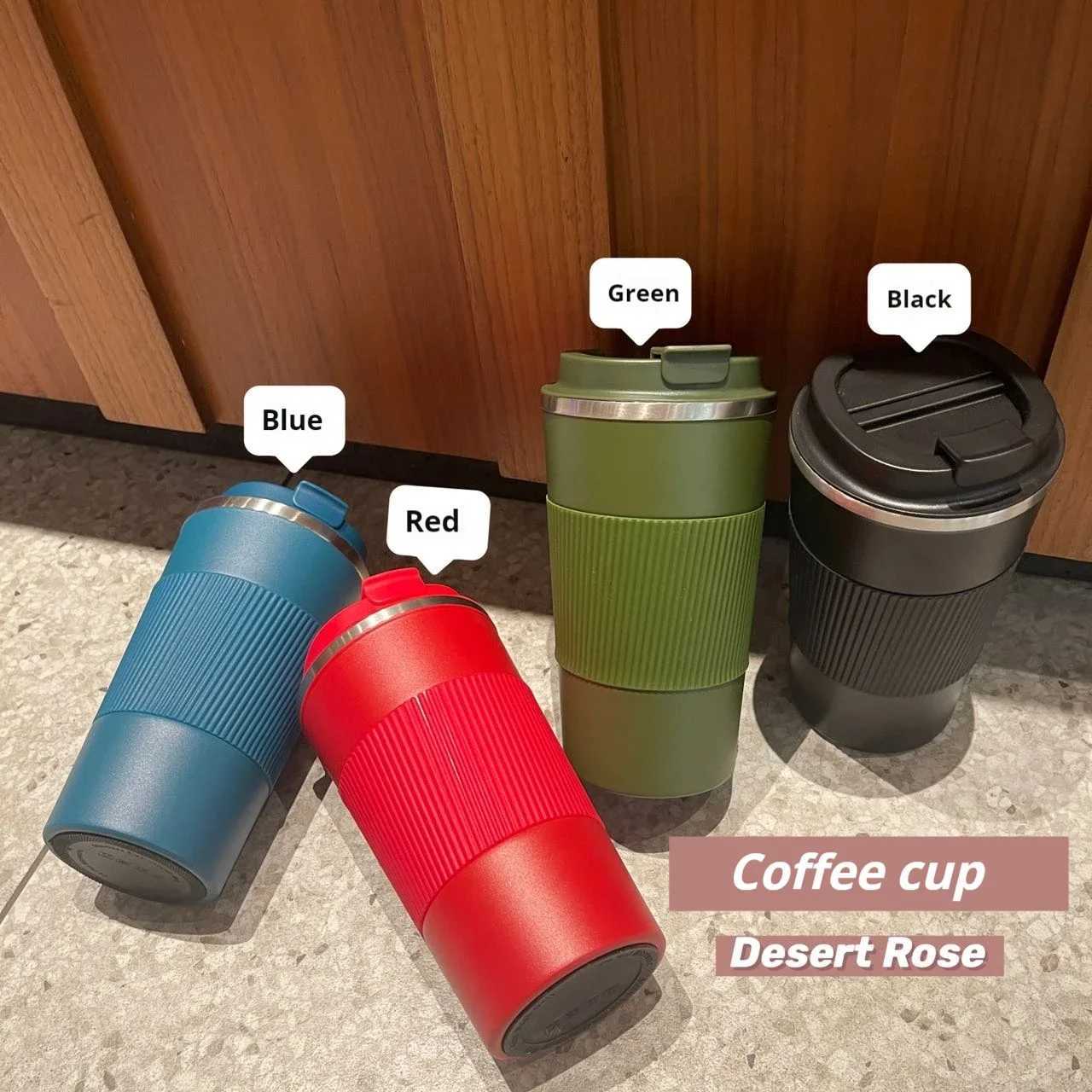 380ml/510ml Stainless Steel Coffee Thermal Mug Travel Car Insulated Cup Vacuum Flask Keep Cold and Heat Thermos Water Bottle L251121IJD8 W260226