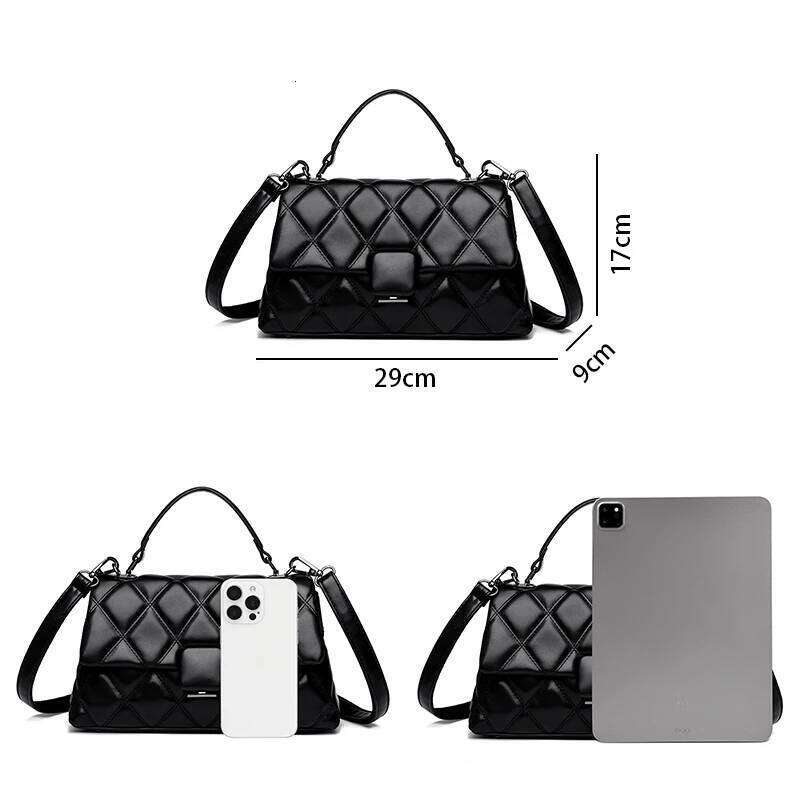 Designer Bags Fashionable Women Handbag Retro Trendy Shoulder Bag High Quality Soft Leather Women's Square Bags Famous Free Labubu Pendant As A G