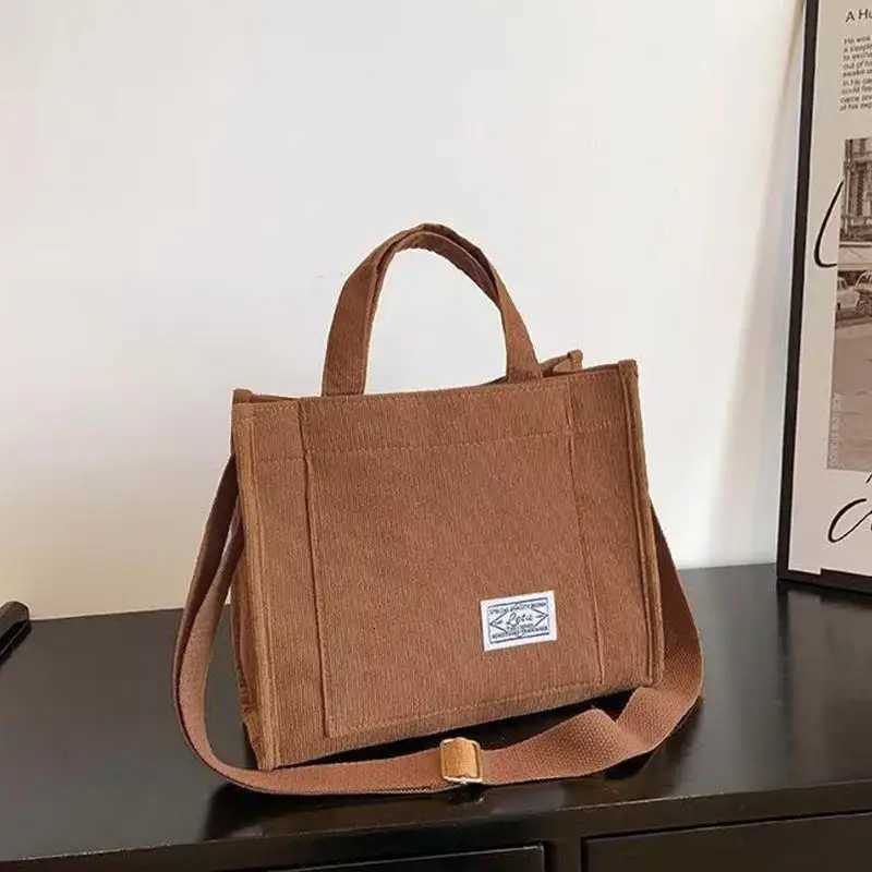 Corduroy Crossbody Tote Bag Womens Square Crossbody Bag Casual Tote Bag Shoulder Bag Travel Organiser BagT251121