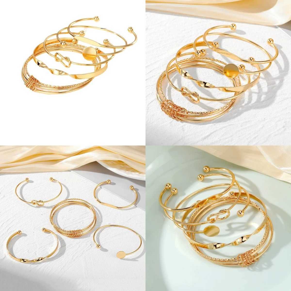 Titanium Steel Bracelet Set With Adjustable Multi-Layer Twisted Chain For Men And Women Dark Hip-Hop Style Daily AccessoryW251121