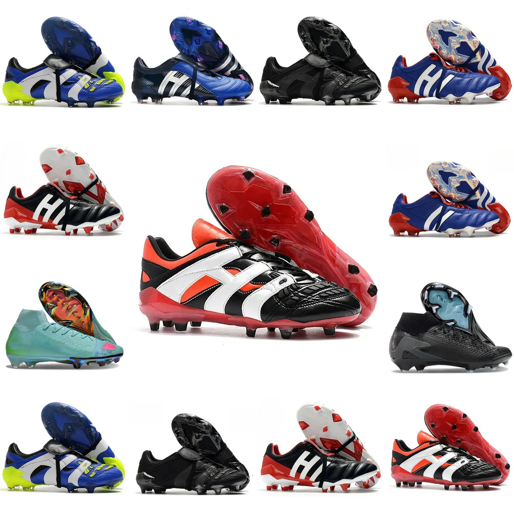 2025 Top Gift Bag Mens High Ankle Kids Football Boots Pulses FG Firm Ground Cleats s Accelerators Precisions Manias Soccer Shoes Tops Outdoor Trainers Botas De Futbol