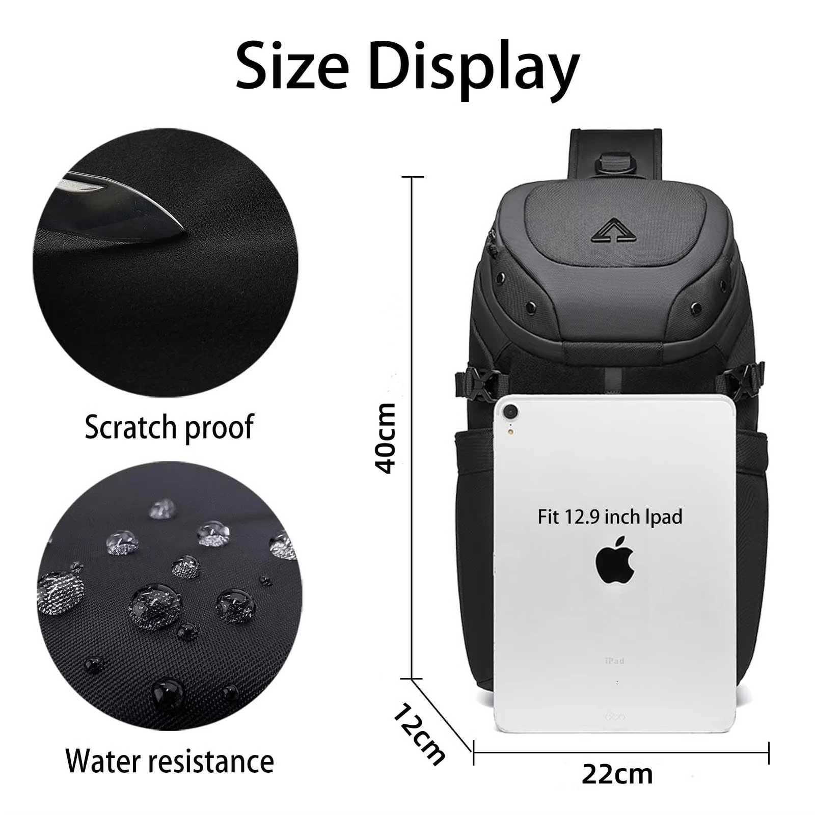 Fashion Anti Theft Sling Bag Shoder Crossbody Backpack Waterproof Ch Bag with USB Charging Port Lightweight Casual Daypack Y251121